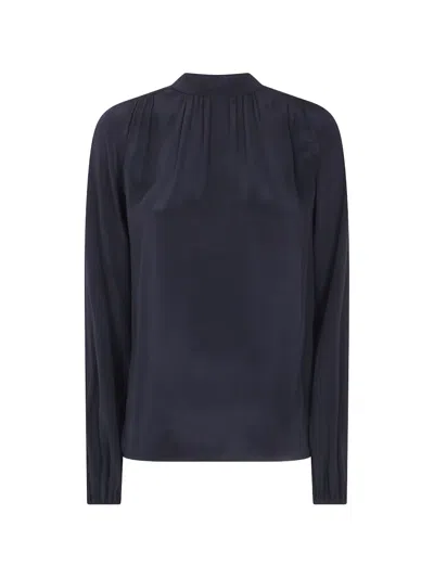N°21 Pussy-bow Long-sleeve Blouse In Black