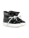 N°21 Stivaletti Imbottiti Con Logo In Black