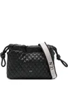 N°21 Quilted Drawstring Cross Body Bag In Orange