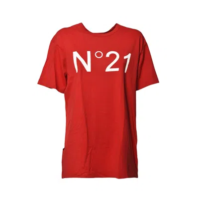 N°21 RELAXED-FIT COTTON T-SHIRT WITH CONTRASTING LOGO