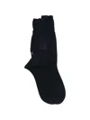 N°21 Ribbed Socks In Blue