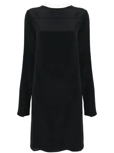 N°21 Ruffle-back Dress In Black