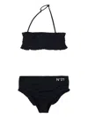 N°21 Ruffled Bikini In Black