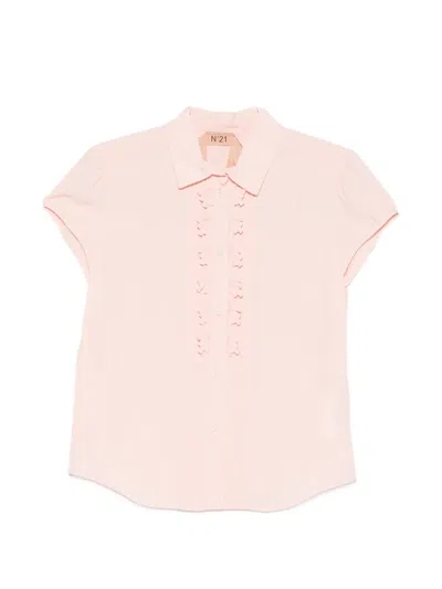 N°21 Ruffled Shirt In Pink