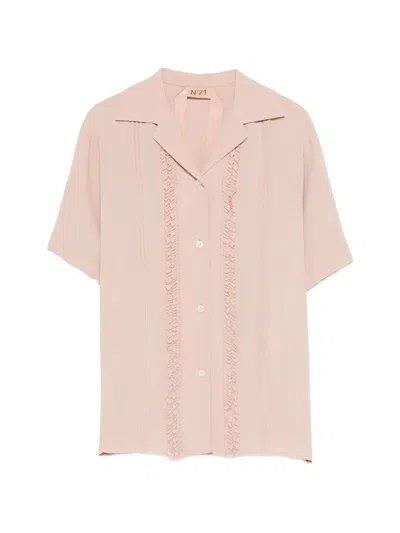N°21 Ruffled Shirt In Pink