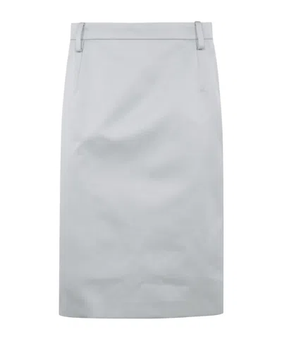 N°21 ZIP-FRONT PENCIL SKIRT