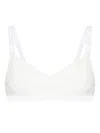 N°21 Scalloped-edges Bra In 白色