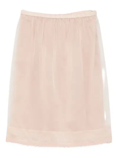 N°21 Scalloped Skirt In Pink