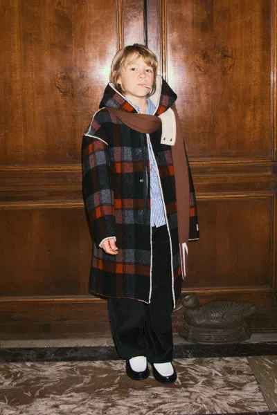 N°21 Scarf With Logo In Brown
