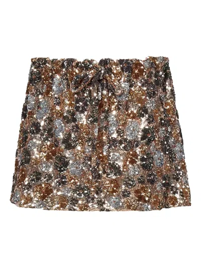 N°21 Sequin-embellished Skirt