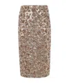 N°21 Pencil Skirt Clothing In Gold