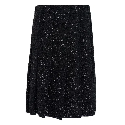 N°21 Sequins Skirts In Black