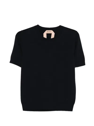 N°21 Short-sleeve T-shirt In Blue