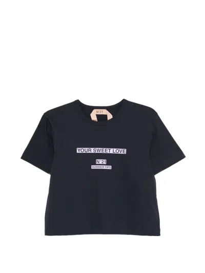 N°21 Short-sleeve T-shirt In Black