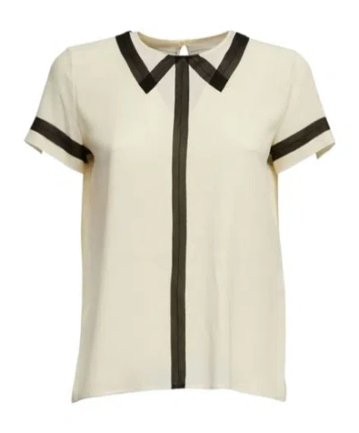 N°21 N21 Short-sleeved Blouse In Gray