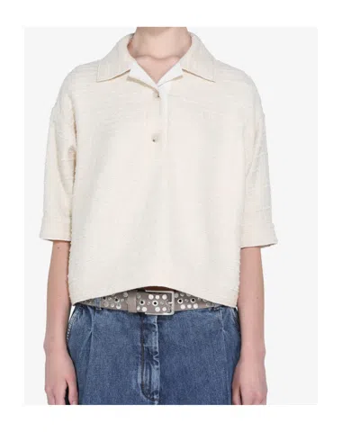 N°21 Short-sleeved Polo Shirt In Brown