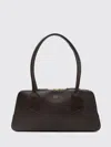 N°21 Rectangular Midi Shoulder Bag With Double Handles In Brown