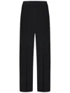 N°21 Pipe-trim Detailed Trousers In Black