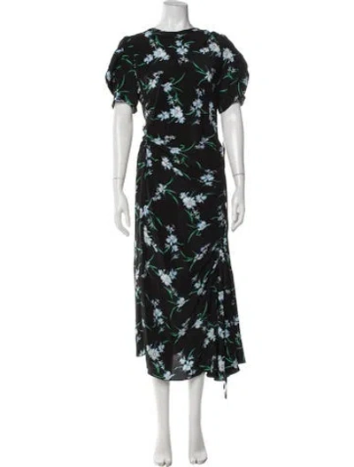 Pre-owned N°21 Silk Long Dress In Black