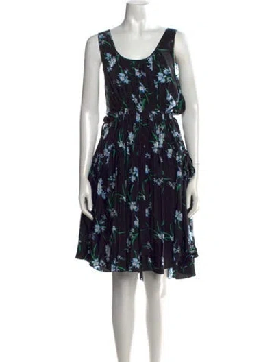 Pre-owned N°21 Silk Mini Dress In Black