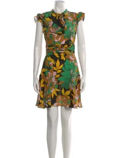 Pre-owned N°21 Silk Mini Dress In Multi