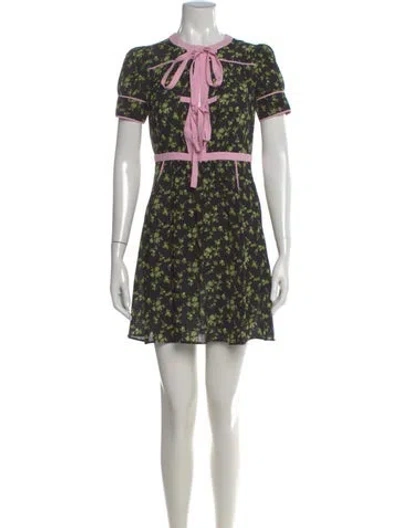 Pre-owned N°21 Silk Mini Dress In Multi