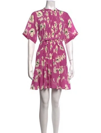 Pre-owned N°21 Silk Mini Dress In Pink