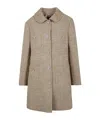 N°21 Single Breasted Coat Clothing In Brown