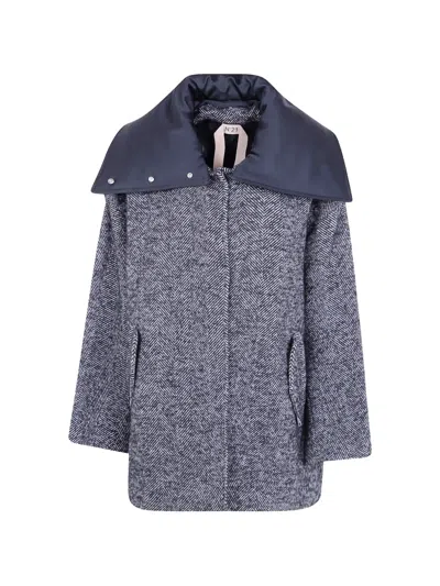 N°21 Single-breasted Coat In Blue