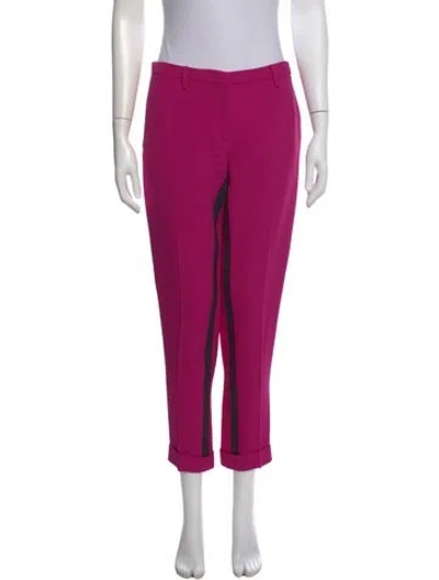 Pre-owned N°21 Skinny Leg Pants In Purple