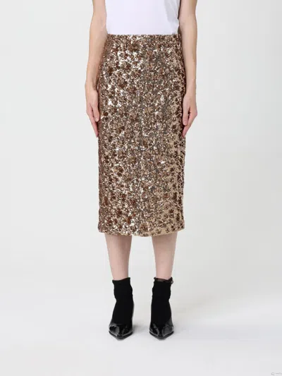 N°21 Skirt N° 21 Woman Color Gold In Brown