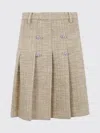 N°21 Pleated Skirt In Neutral
