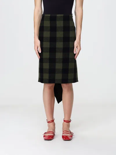 N°21 Skirt Woman Color Green In Multi