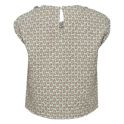 N°21 Sleeveless Blouse In Liberty In Gray