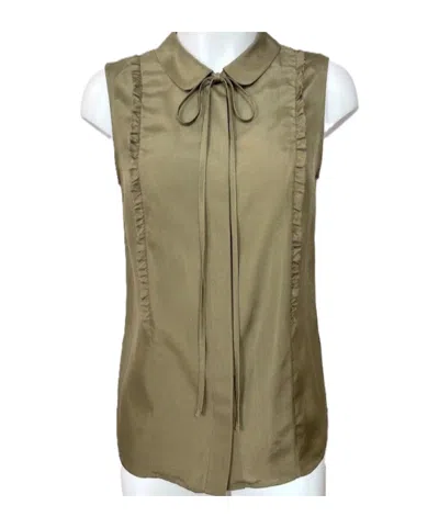 N°21 Sleeveless Shirt In Green