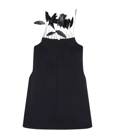 N°21 SLEEVELESS TOP WITH FEATHERS