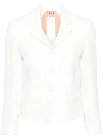 N°21 Slim Blazer In White