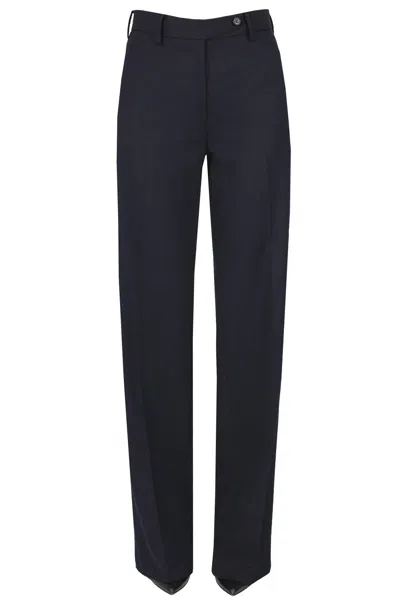 N°21 Straight And Wide Leg Trousers In Blue