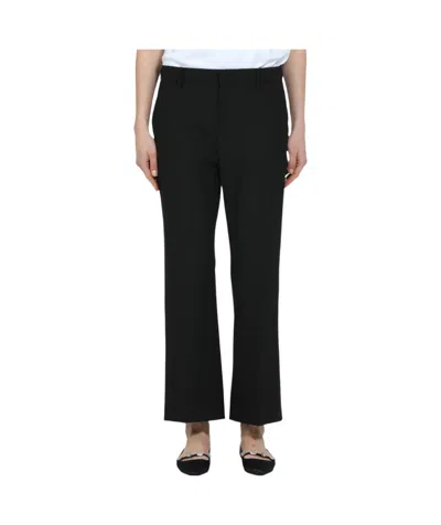 N°21 STRAIGHT FIT STRIPED ANKLE TROUSERS