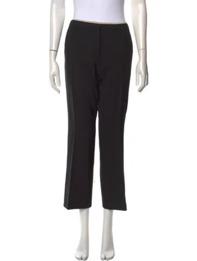 Pre-owned N°21 Straight Leg Pants In Black