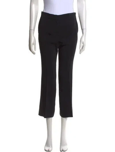 Pre-owned N°21 Straight Leg Pants In Black