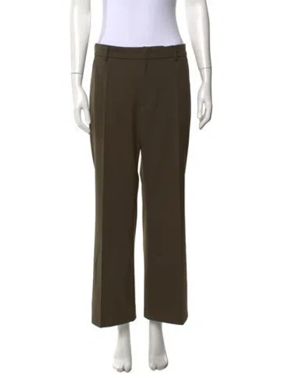 Pre-owned N°21 Straight Leg Pants In Green