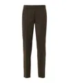 N°21 Pressed-crease Trousers In Brown