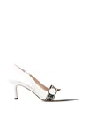 N°21 Strap Pumps In White