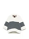 N°21 Striped-pattern Sweater In Multi