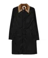 N°21 Studded-embellishment Coat In Black