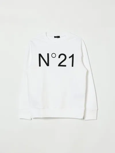 N°21 Sweater N° 21 Kids Color White