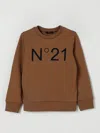 N°21 Logo-print Sweatshirt In Brown