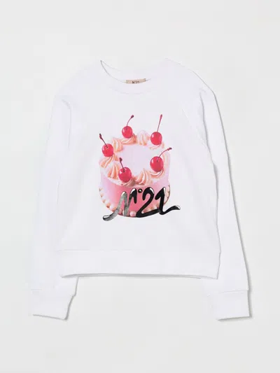 N°21 Sweater Kids N° 21 In White