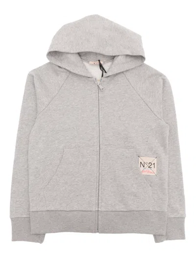 N°21 Kids' Sweaters In Gray